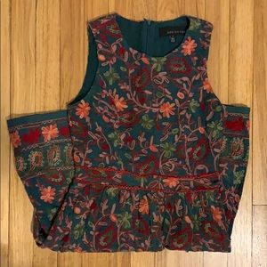 ANTHROPOLOGIE embroidered dress